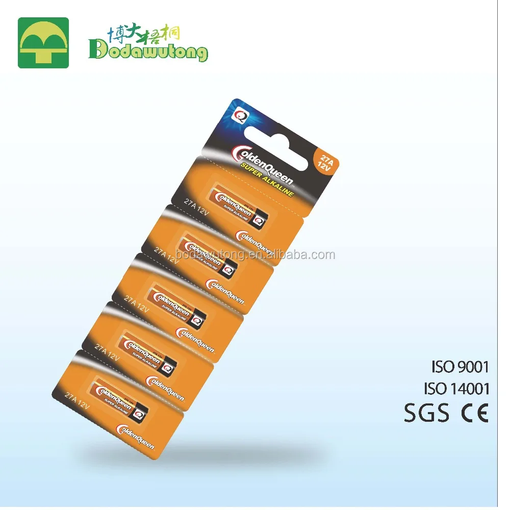 5PCS BLISTER 27A ALKALINE BATTERY