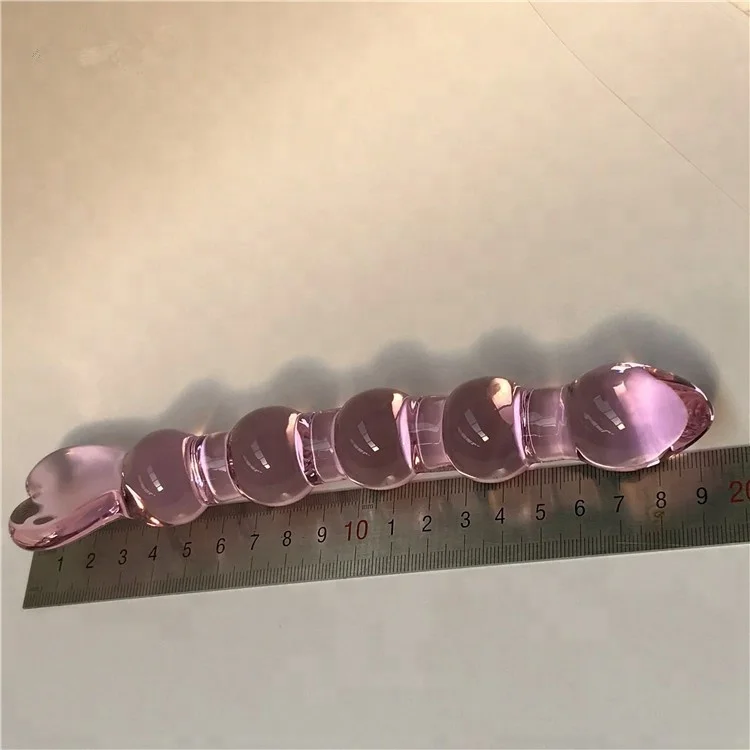 Shapely Curves Crystal Heart Glass Dildos Vagina Anal butt plug sex products with quenching process safety for couples sex game