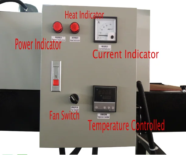 RUIDA ND2580 customized T-shirt industrial microwave tunnel dryer