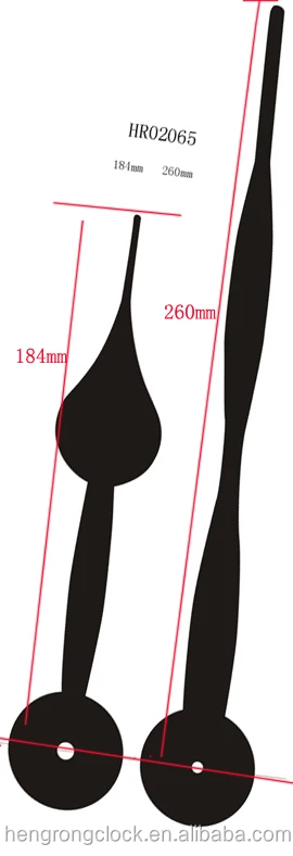 Oversized Modern Decorative 17 1/2 inch 450mm Long Clock Hands Big Clock Hands Large Clock Hands