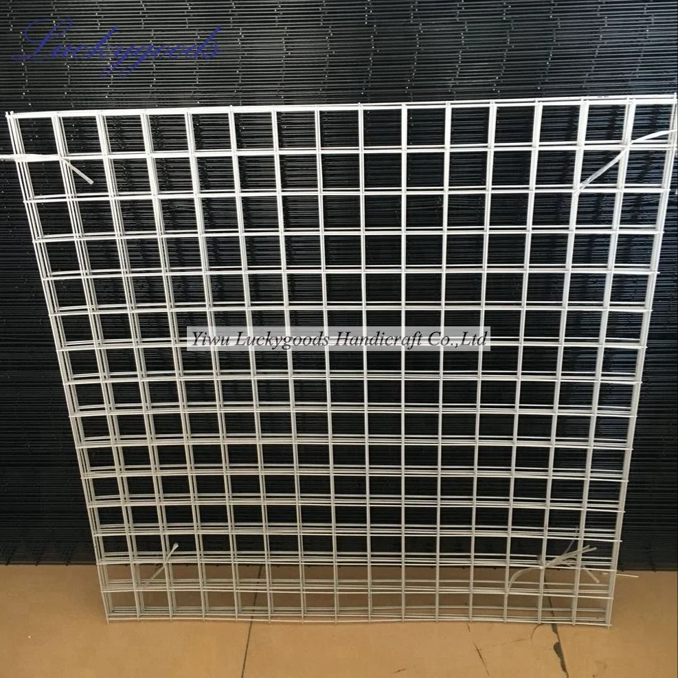 LDJ446 wholesale 1x1m popular selling metal grid sheet for artificial flower wall