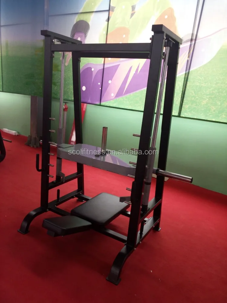 Commercial Hammer Fitness equipment / gym leg Squat Machine / Bodybuilding Machine