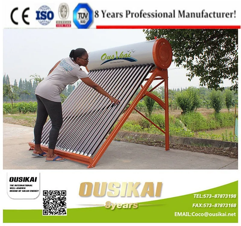 Eco solar water heater and solar geysers 150l (18 tubes)