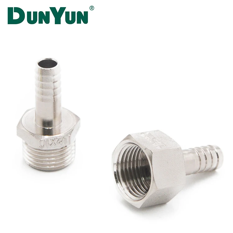 Male Thread Brass Pipe Fittings Hose Barb Coupler Adapter for Natural Gas