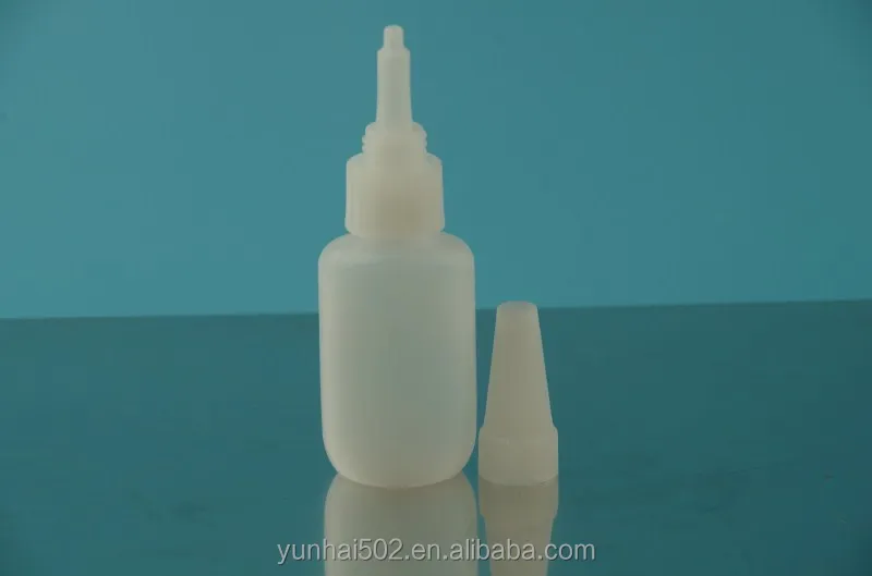 25ml Cyanoacrylate packing Dropper bottle, empty HDPE plastic bottles for super glue