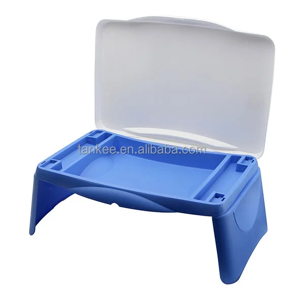 Children Foldable Plastic Lap desk with storage