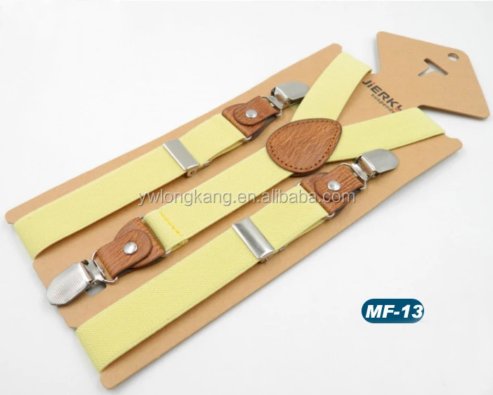New design high quality kids suspenders personalized suspenders