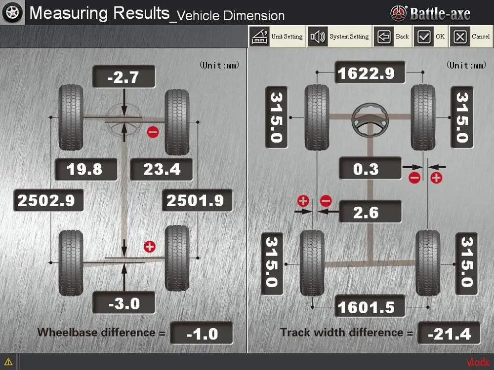 BATTLE-AXE 3D-718S hofmann 3d wheel alignment machine