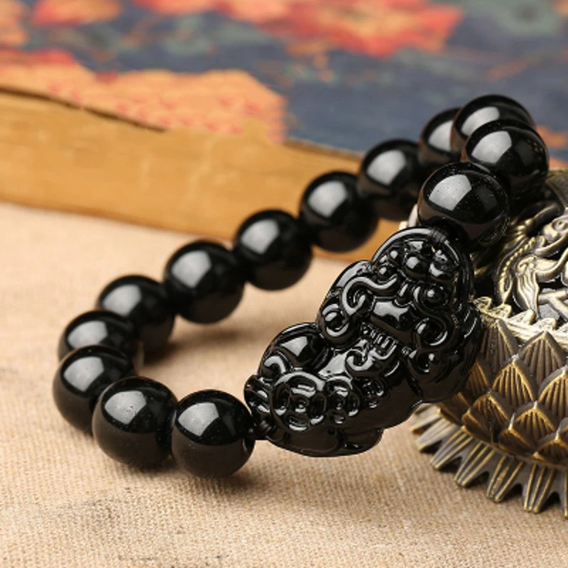 Hot Sale Crystal Beads Bracelets Hand String Lucky Couples Pixiu Bracelets