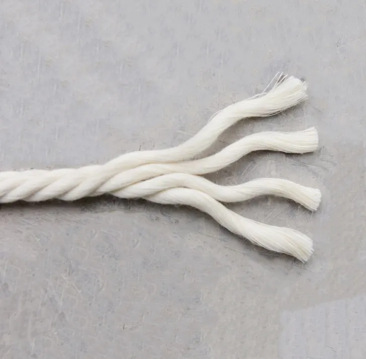 Wholesale twisted natural 10mm thick cotton rope macrame cord 10mm supplier