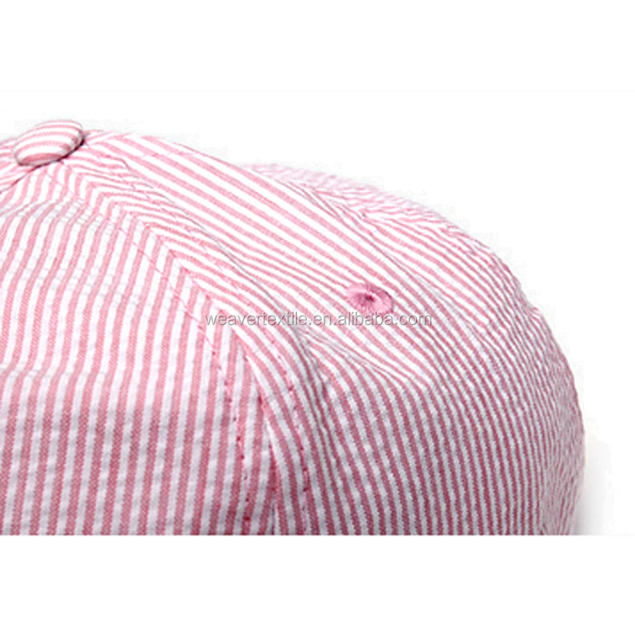 
Custom Design Cotton Striped 5 Panel Plain Baseball Cap 