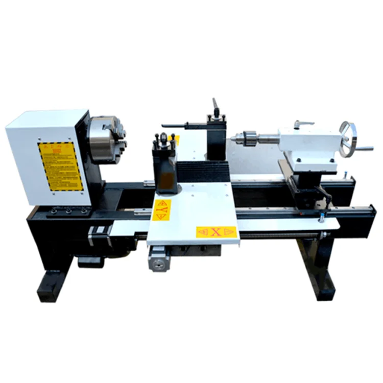 Good price!4 axis wood lathe machine CA-26  small wood cnc lathe for beads cups flute making