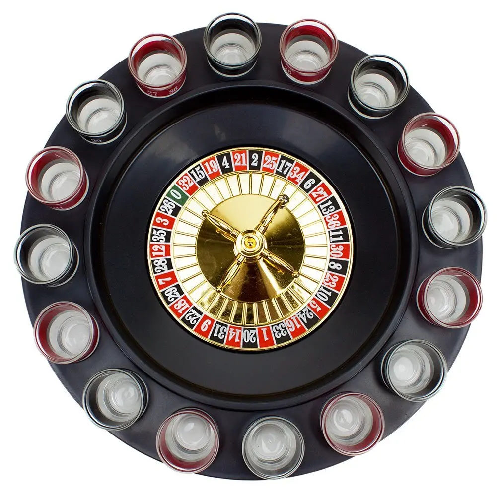 
Acrylic 16 Glass Lucky Shot Drinking Game for 2-8 Players 
