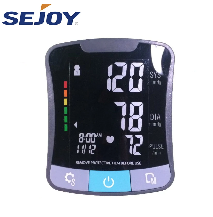 CE Portable automatic Digital Wrist Blood Pressure Monitor sphygmomanometer