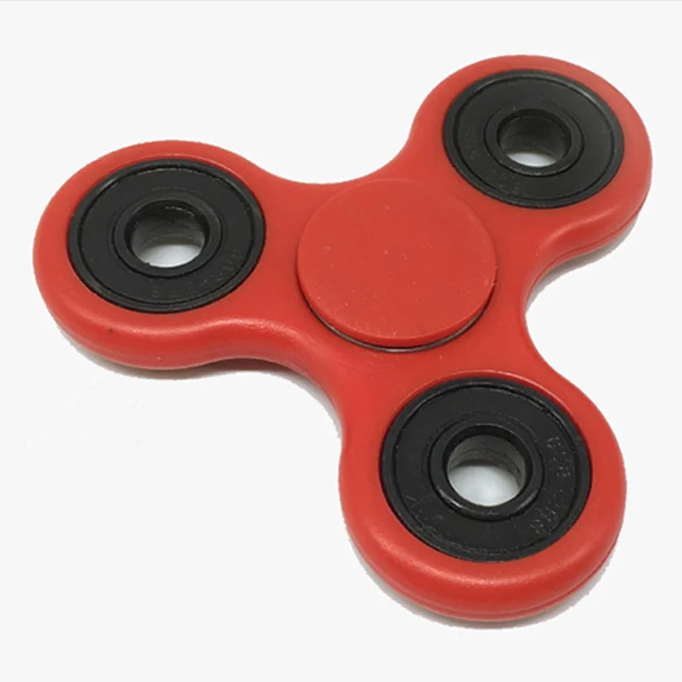 Black Colour Fidget Spinner Three-leaf Spinner Finger Toys Decompression Creative Toys Color Interdigital Spinner Wholesale