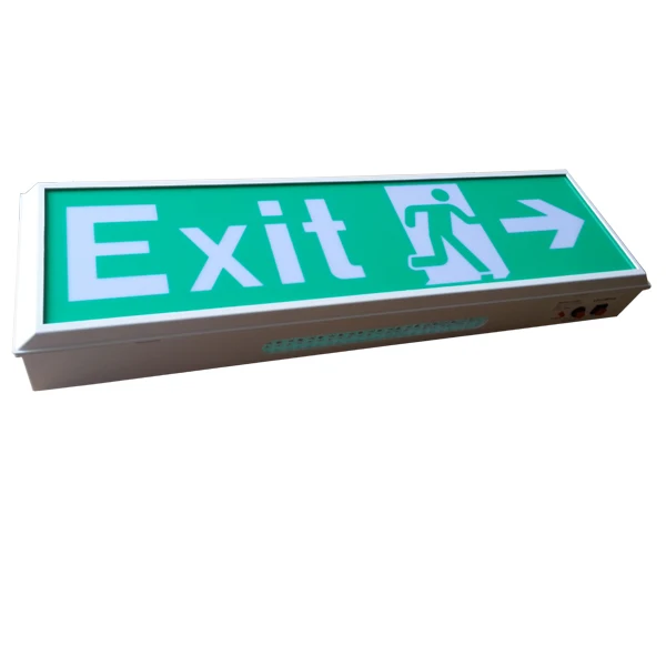 10 leds Exit Sign Battery Powered Illuminant Emergency Exit Light with LED