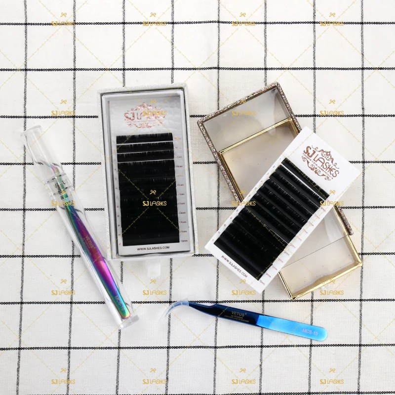 High quality Individual Lashes Single easy fan Eyelash Extension Manufacturer0.07