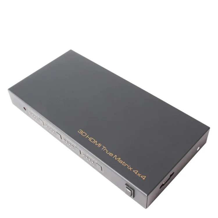 Высококачественная матрица ASK 4x4 Hdmi с ИК-пультом дистанционного управления 3d