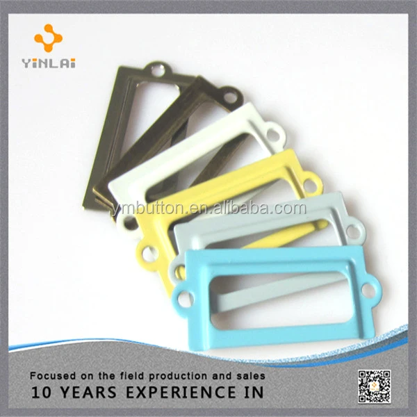 Colorful metal label holder made in China