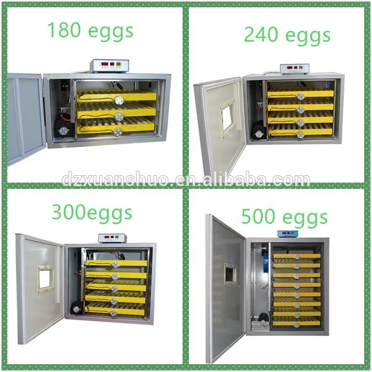 China dezhou 500 Chicken Eggs Commercial rolling Egg Incubator