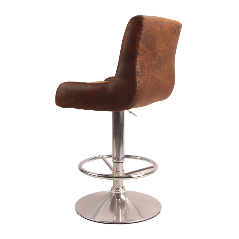 
Wholesale PU leather Seat Swivel High Bar Counter Stools with Back 