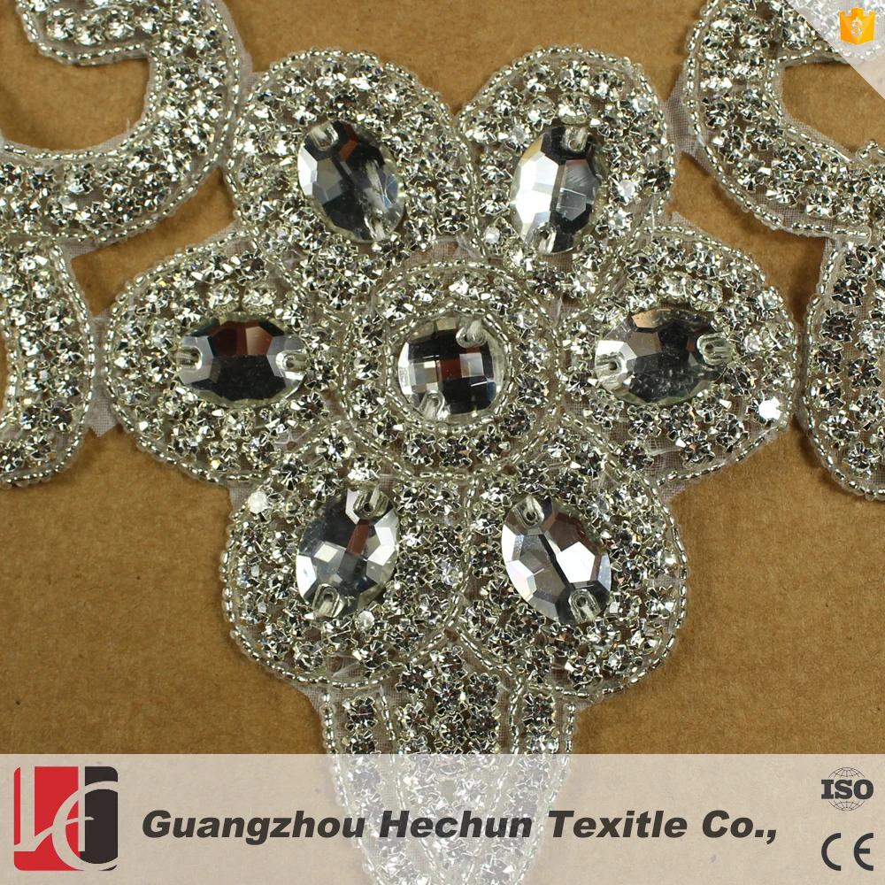 Wholesale beautiful wedding dress bridal applique wedding dress