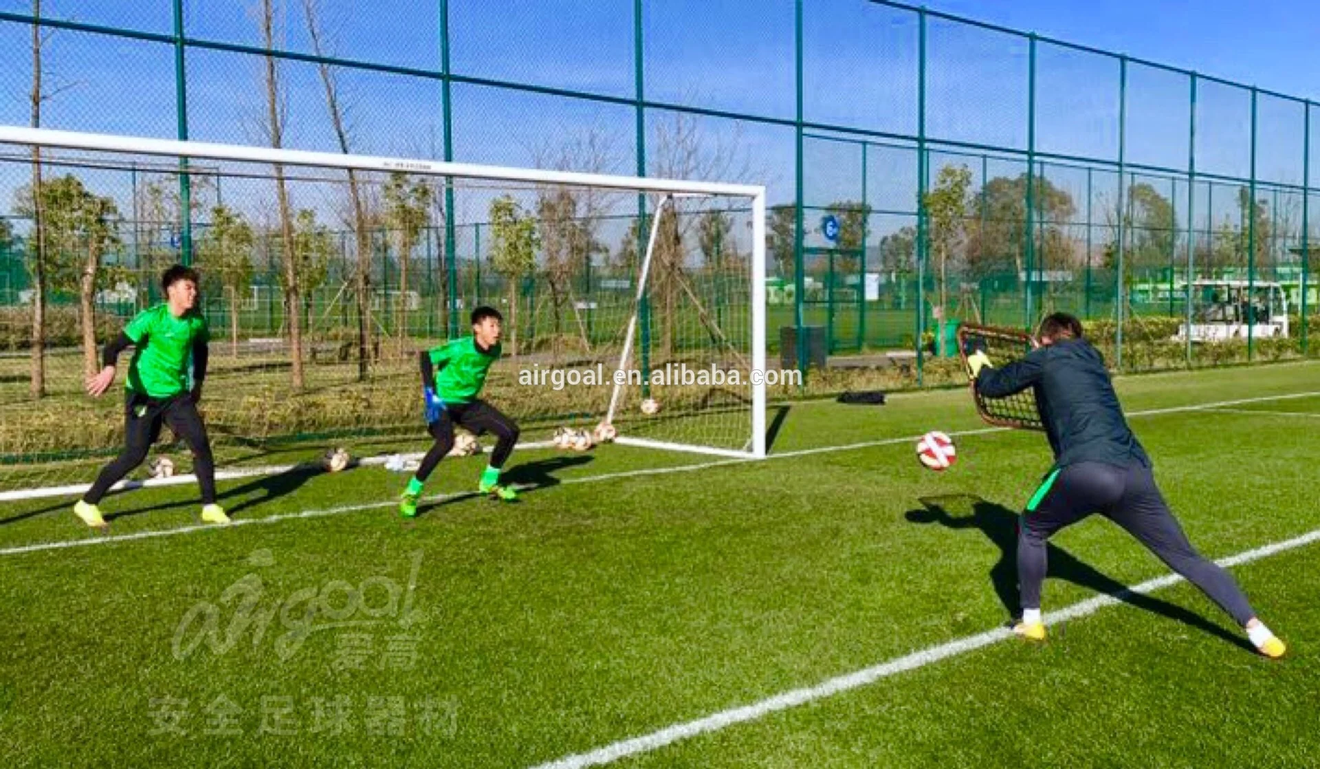 High quality handheld tennis rebounder net with handle