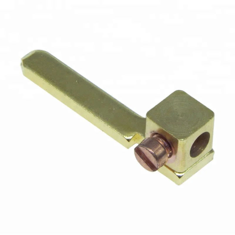 brass electrical contact pin,screw terminal electrical plug insert pin,plug pin part