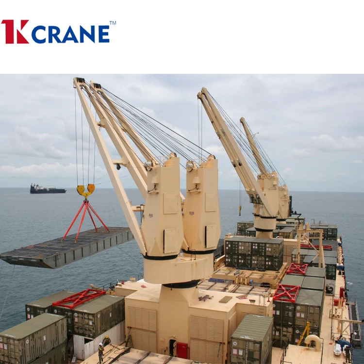 Гидравлический морской Телескопический корабельный кран 2/ 3/ 5/ 10 /25 тонн, цена