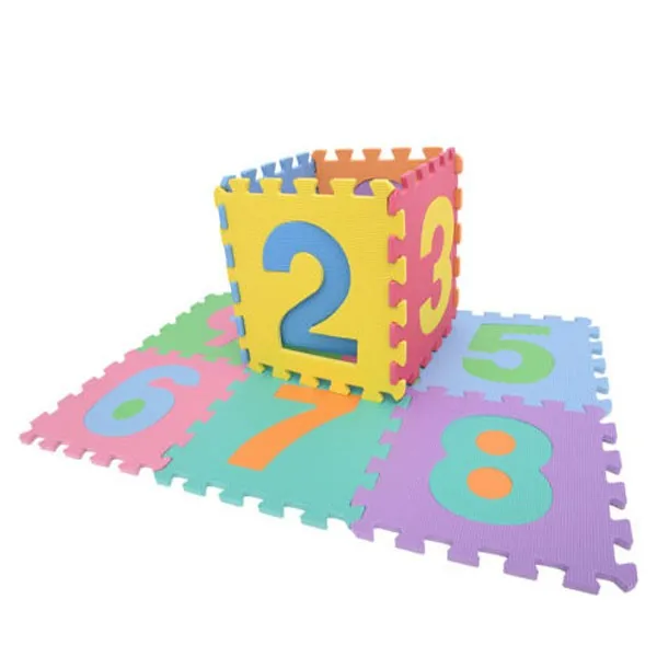 kids play mat alphabet number puzzle eva mat inter-locking factory directly for sale