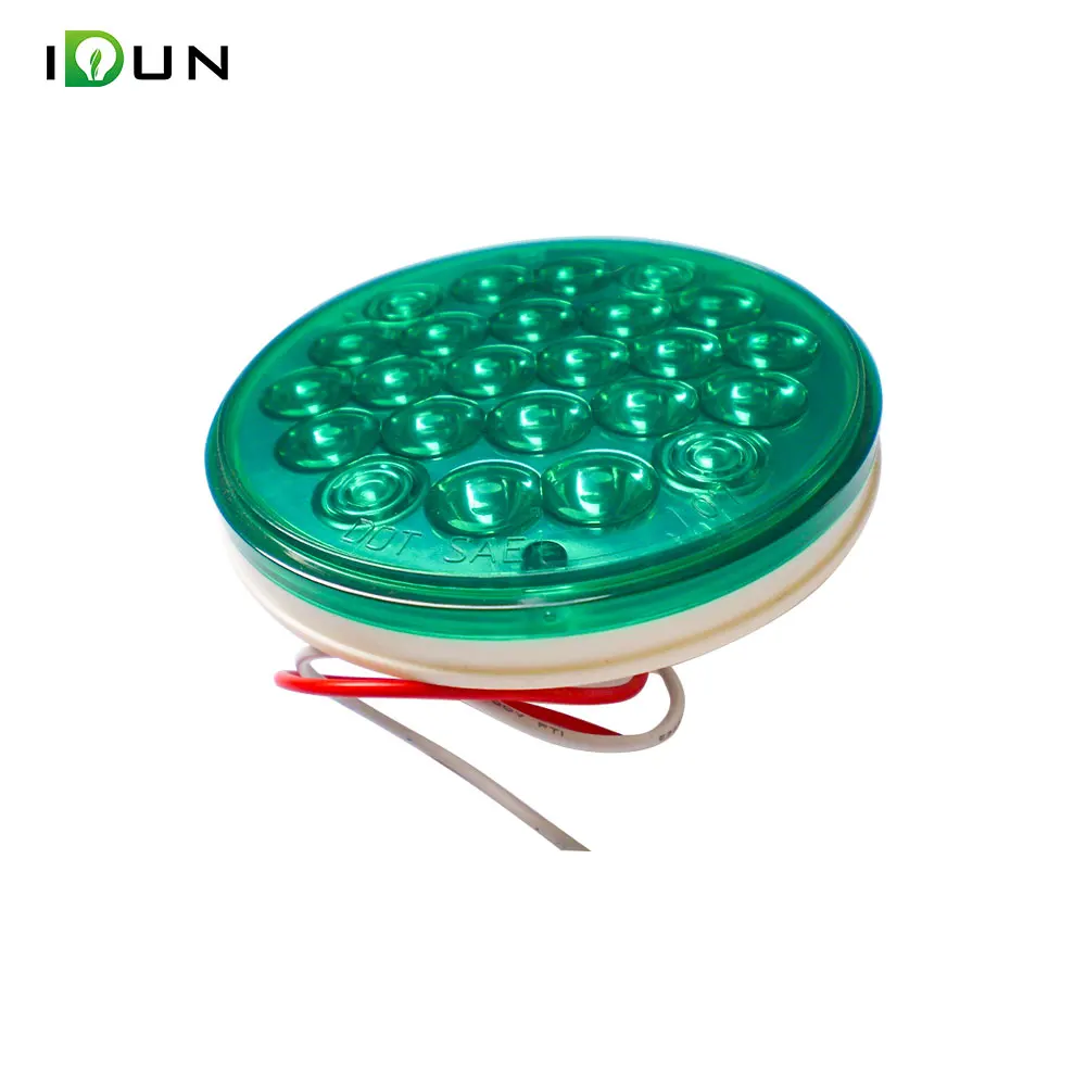 24 LED Car Truck Trailer Lorry Brake Light Stop Turn Tail Light Lamp Use for Stop Tail Indicator and Reverse