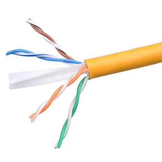 1000ft CAT6 Bulk Cable FTP Shielded Direct Burial Solid Copper Ethernet Cable 23AWG Wire HDPE Insulated 550Mhz LAN Cable