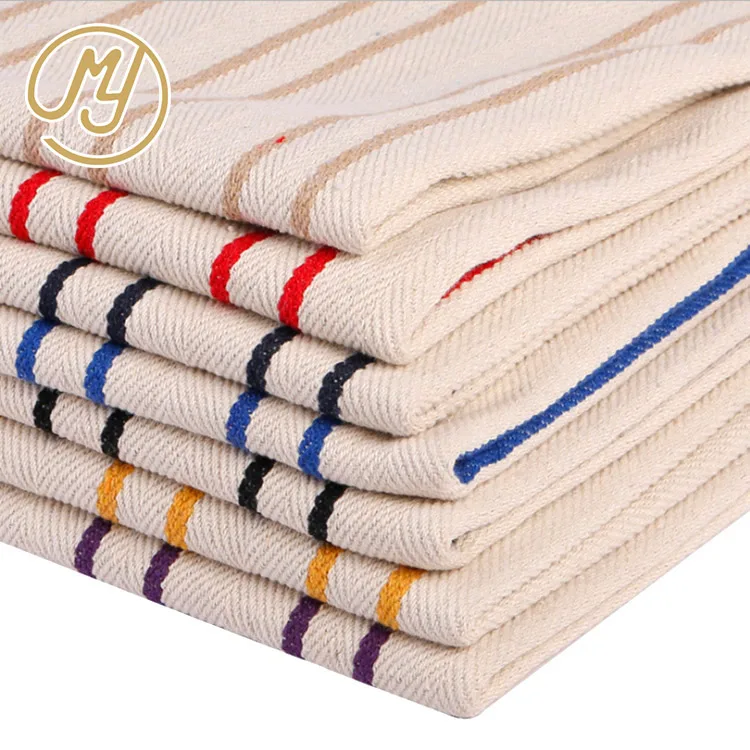 Good Price Soft Woven Poly Jacquard Organic Striped Linen Fabric