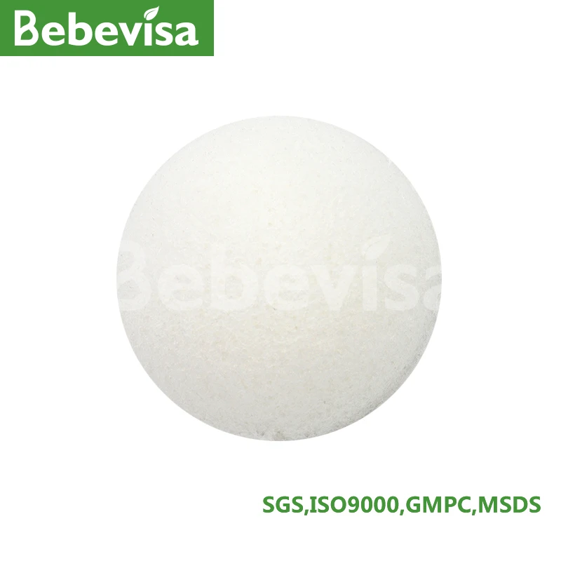 Silk Collagen Baby Bath Sponge Sea Sponge Wholesale White Natural Konjac Sponge 5 Years in Dry State; 2 Years in Wet Brush