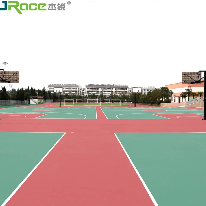 Eco-Friendly Anti Slip Outdoor Sports Basketball Court Flooring