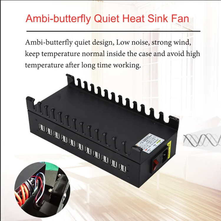 22 port powerbanks batterie charger station usb charging station charger
