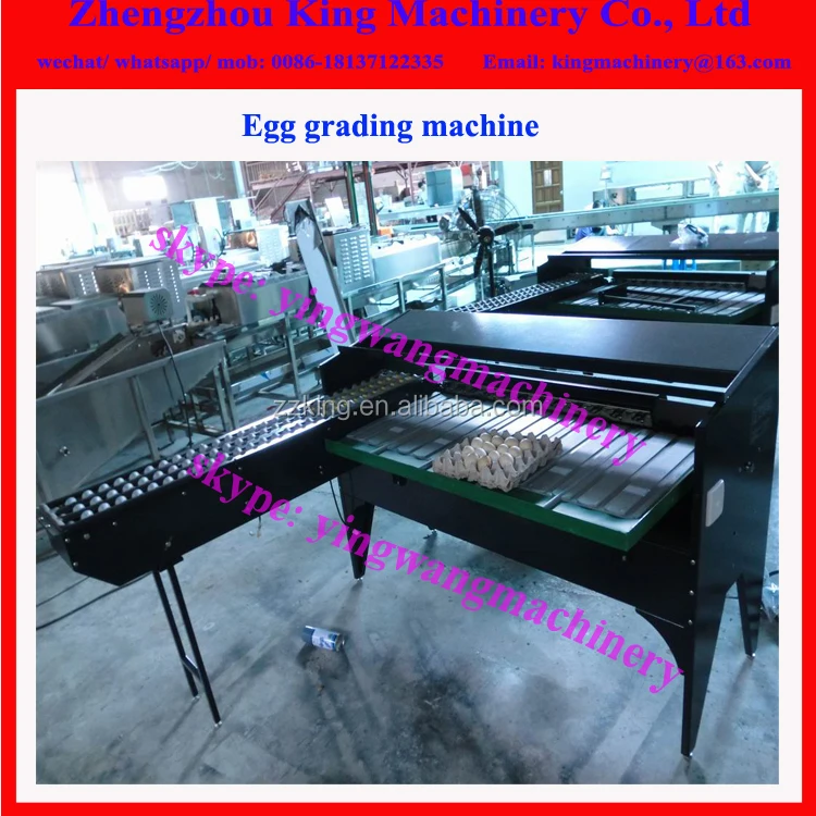 Good quality chicken egg weight grading checking candling  machine /egg grader /egg sorter
