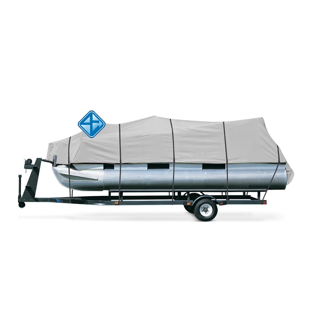 21ft - 24ft Marine Grade 300D Pontoon Boat Cover