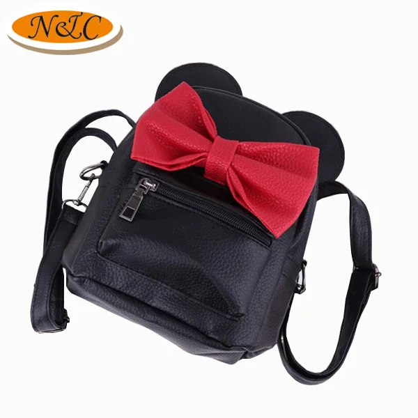 Kids Little Girls Cute Mini PU Leather Backpack
