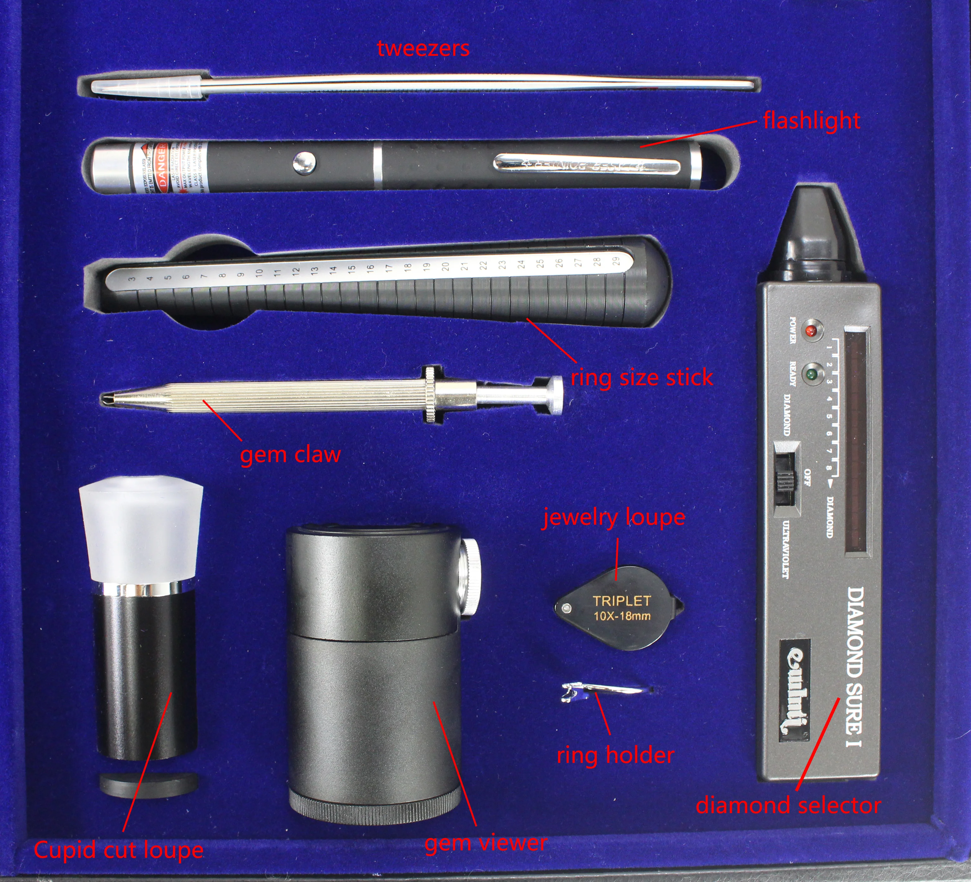 Professional Diamond Tester Tool Set in Box