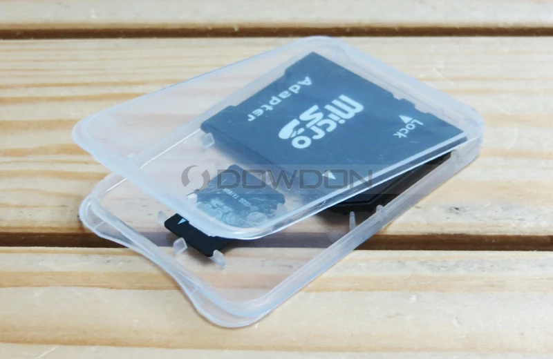 Portable 2 in 1 Memory Card Protective Plastic Box Case for SD TF Card
