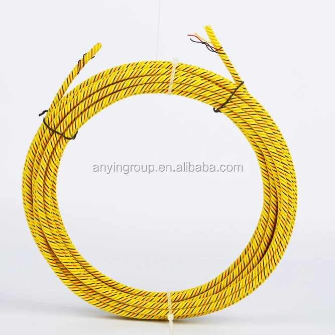 Ultrastrong Breaking Strength Location Water Leak Detection Cable 4 Pins Water Sensing Cable Leak Sensor Cable Alarm