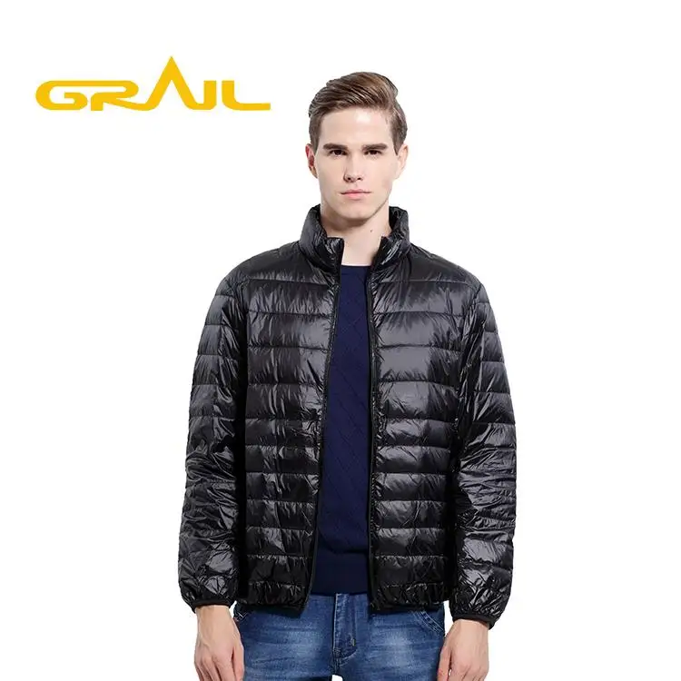 Hot sale online shopping fashionable outside hooded ultra light down winter jacket men