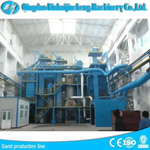 Foundry Industrial Clay Sand Reclaim Production Line and Sand Molding Machine