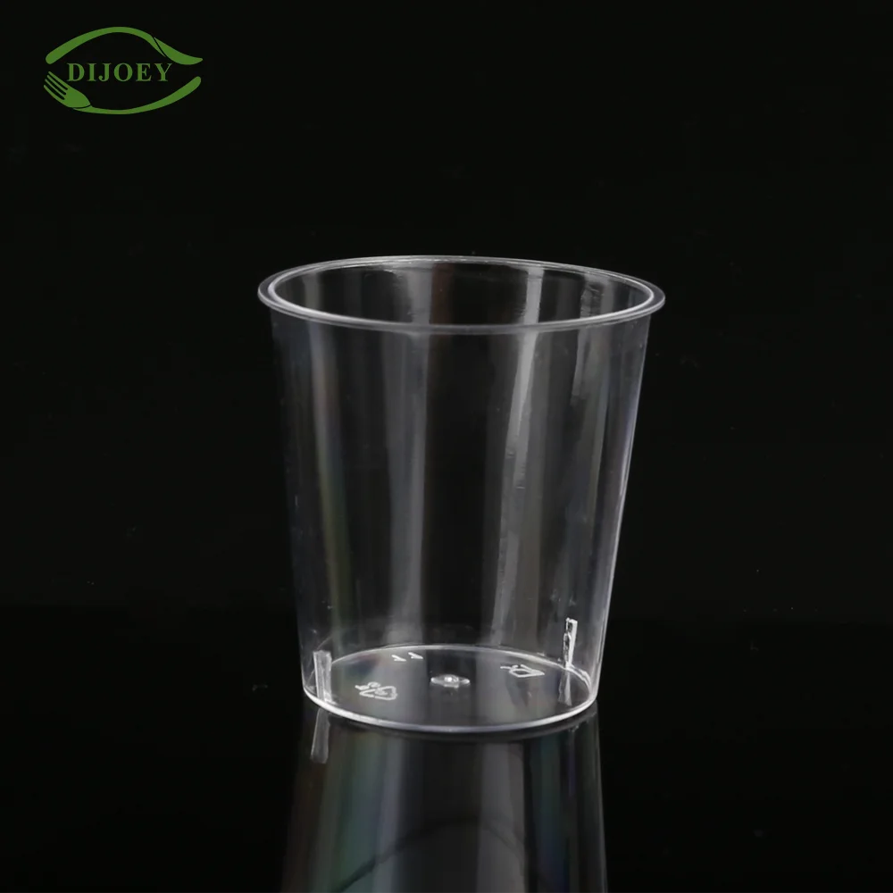 Hot selling cheap ps polystyrene water drinkware clear disposable plastic injection molded cup