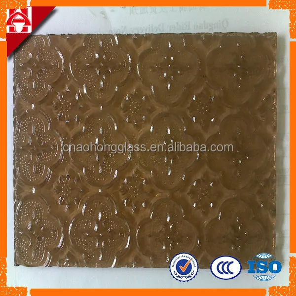 3mm - 6mm clear Nashiji patterned glass , Nashiji Glass