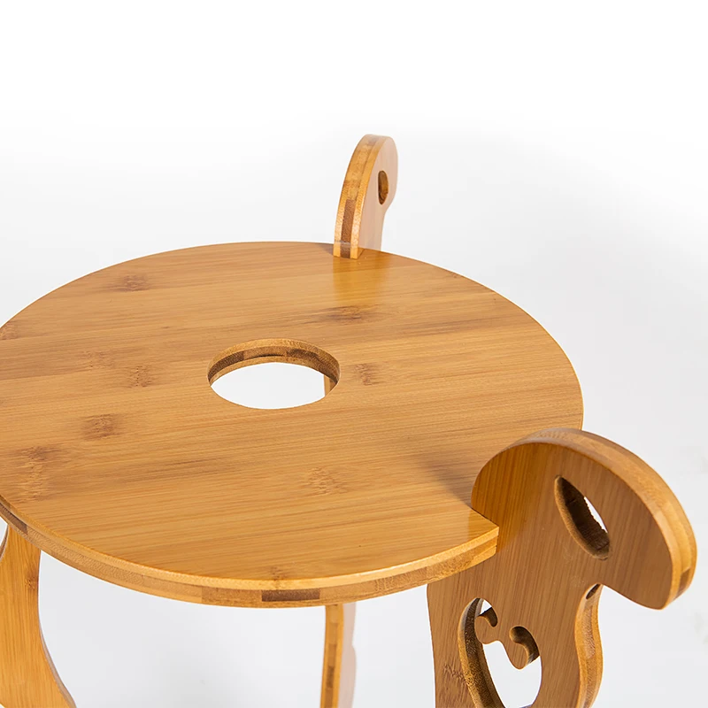 Multi-layer Bamboo  Commodity Shelf Rack, Storage Rack , Shelving Green Plants Frame Pot Frame