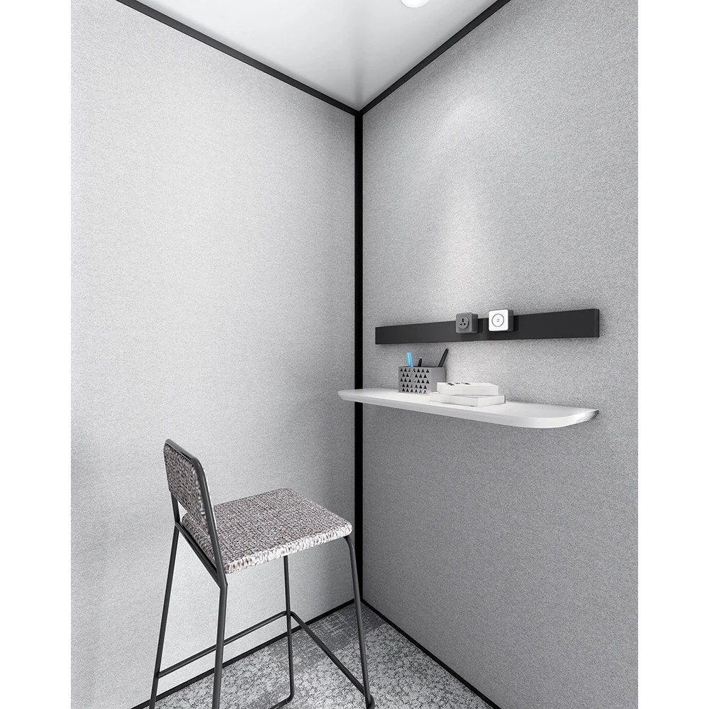 offical mobile modular portable prefab soundproof acoustic office meeting pod for garden outdoor