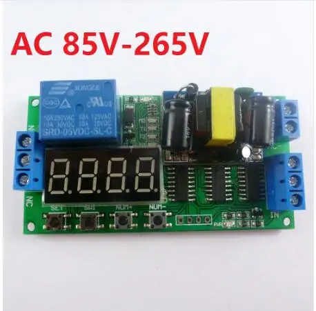 IO23B01 AC 110V 220V Multifunction Self-lock Relay PLC Cycle Timer Module Delay Time Switch