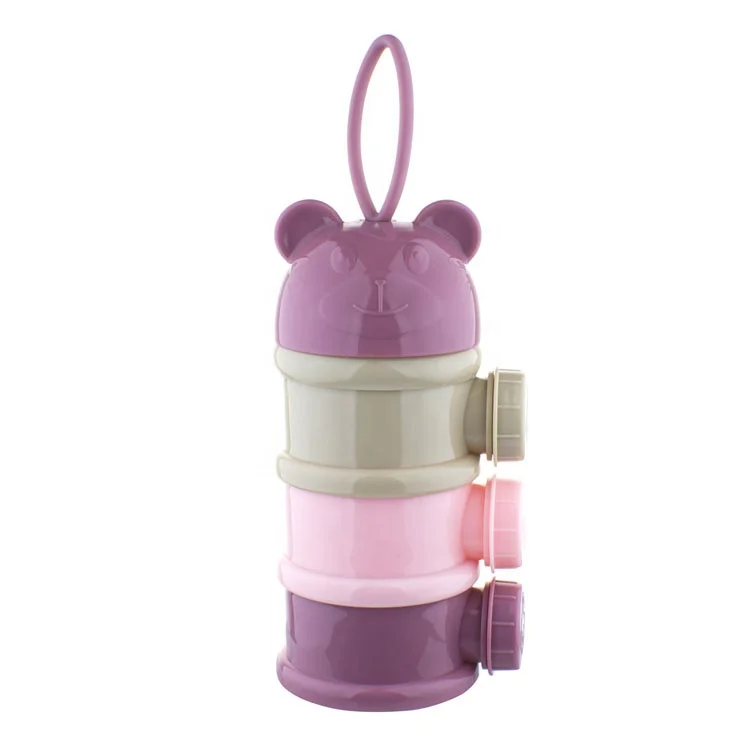 Food grade baby snack food case PP milk powder container